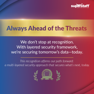 SuperStaff recognition at Fortress Awards