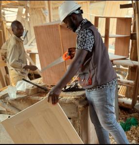 At Nsambya Furniture Workshop