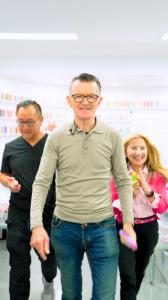 Dr William Luong, Dr Bill Medland, and Dr Patty Medland, Orthodontists at Medland Orthodontists at Hismile HQ on the Gold coast, Queensland, Australia