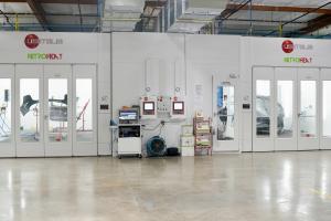 Nitroheat in new spray booths at Exotic Motors