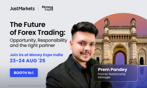 JustMarkets is an Elite Sponsor at Money Expo India 2025