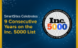 SMARTSITES CELEBRATES 9 CONSECUTIVE YEARS ON THE INC. 5000 LIST
