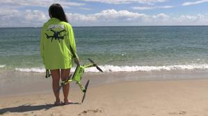 Xpece Waterproof Fishing Drone Girl