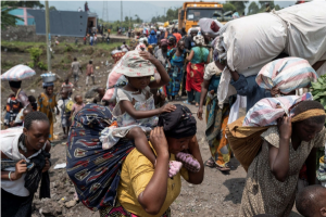 Displaced population in EST DRC