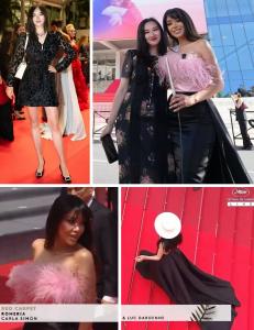 AmeriChina Group VIPs and Margaret Yang on Cannes Film Festival premiere red carpet