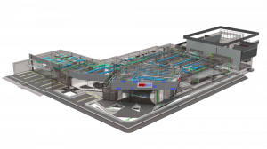 Architectural BIM Modeling For Mixed Use Commercial And Library Building