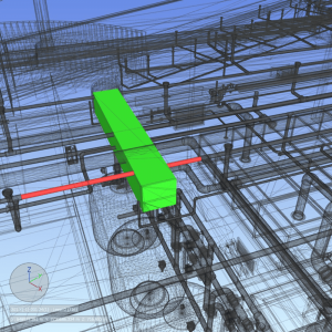 A Navisworks Clash Detection Report Screenshot