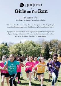 gorjana and Girls on the Run August 16 Sales Event