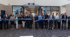 Grand Forks leaders cut the ribbon on the Career Impact Academy.