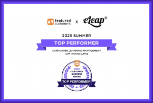 Top Performer in Summer 2025 Corporate LMS Report by Featured Customers