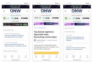 Domain Name Wire app screenshots