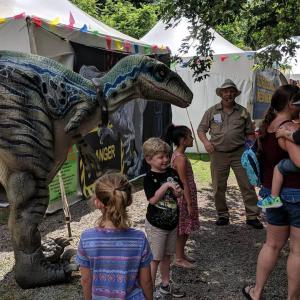Dinosaur Day come meet the dinosaurs!