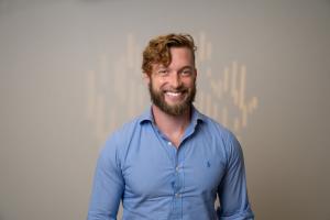 A portrait of Patrick Bowen the CEO of Neurophos