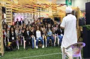 Nomadx audience learning meditation techniques for creativity