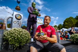 Jack Pine welcomes thousands of art fans to his Glass Pumpkin Patch in Ohio's Hocking Hills every September.