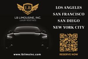LB Limousine, Inc. Expands Beyond Los Angeles: Now Serving San Francisco, San Diego, and New York City
