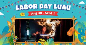 Gilroy Gardens Family Theme Park is celebrating the end of summer with a tropical twist during the three-day Labor Day Luau on August 30, 31, and September 1