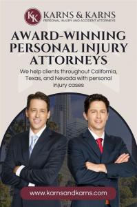 Founding partners Mike and Bill Karns of the Karns & Karns personal injury law firm.