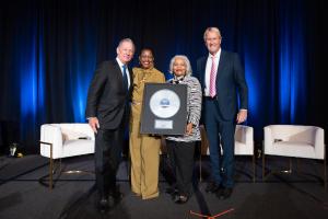 L to R: Doug Browne, Rosalind Withers, Frances Williams, and Kevin Kane