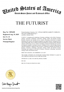 USPTO - THE FUTURIST - IC 41