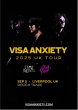 Visa Anxiety to Join Forces with Falling Doves and Jimi Boswell for Cross-Atlantic UK Tour