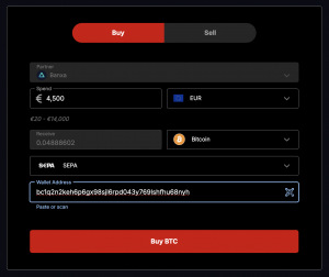 Buy Crypto SEPA 4
