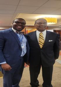 Dr. Michael C. Threatt Meeting with Congressman Emmanuel Cleaver at the PHADA Conference