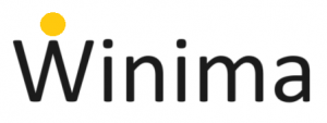 Winima Logo has a W with a yellow sun rising on its top in golden color as gold color is associated with winning.