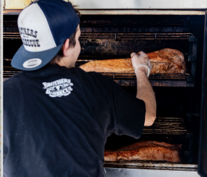 BBQ Brothers in Kitchen