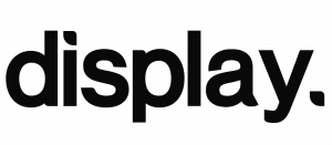 Display Logo Wordmark Color Black