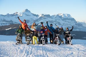 moonbike electric snowbike for resorts and rental