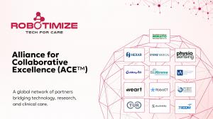ACE Alliance for Collaborative Excellence graphic showing Robotimize Group's global partner network 
