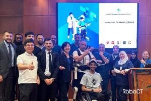 UGO adult and KidGo pediatric rehabilitation exoskeletons at Zayed Higher Organization’s flagship rehab and care center, Abu Dhabi, UAE.