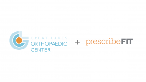 Great Lakes Orthopedic Center and Prescribe FIT logos