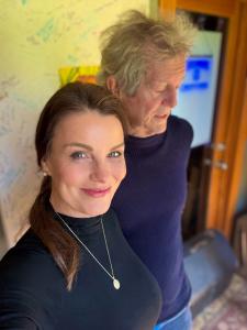 Lisa Stewart with Rodney Crowell (Photo Credit: Lisa Stewart)