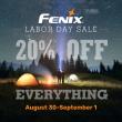 Fenix Lighting Announces Three-Day Labor Day Sale Sitewide