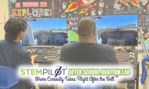 STEMPilot is proud to announce the launch of its new STEMPilot Afterschool Aviation Lab, a program designed to get classes of 20 students excited about science, technology, engineering, and math (STEM) by teaching them to fly Teachers testing out STEMPILOT's After School Aviation Lab