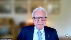 Ambassador Robert G. Joseph, former U.S. Undersecretary of State for Arms Control and International Security, speaking at the NCRI-US conference on snapback of UN sanctions on Iran, August 28, 2025