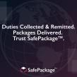 SafePackage™ now operational with postal partners for duty collection & remittance to U.S. CBP 