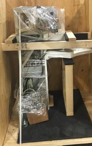 Custom lab equipment crating for microscopes, centrifuges, and robotics by Craters & Freighters Austin.