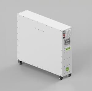 Freen OÜ, fabricante europeo de soluciones de energía limpia, presenta una nueva generación de sistemas de baterías de sodio-ion: Freen-BSH y Freen-BSL, desarrollados y fabricados íntegramente en Estonia Single Freen battery storage unit with compact design and wheels for easy installation
