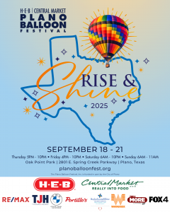 2025 H-E-B | Central Market Plano Balloon Festival Sept 18-21