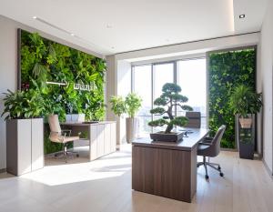 Luxury Office Biophilic Design by Green Zen