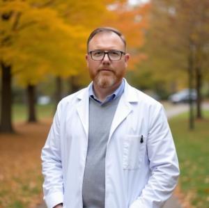 Dr. Jacob Givens, DVM, at his practice of in home pet euthanasia in Anniston, AL and surrounding areas