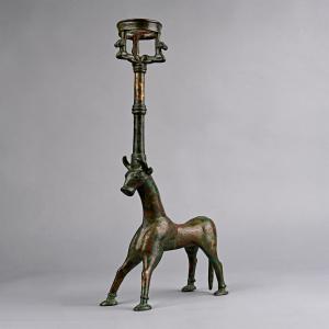 Prized ancient art and antiquities from estate of top British collector to highlight TimeLine's Sept. 9-13 auction 22 Mesopotamian bull torch bearer