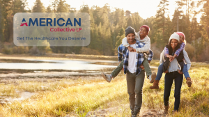 As Fall 2025 approaches and families begin settling into new routines, American Collective LP is seeing continued positive feedback from members navigating their healthcare experience A smiling family walks through a scenic fall landscape, bundled in cozy clothing. The American Collective LP logo and the tagline “Get The Healthcare You Deserve” are displayed in the corner, representing access to healthcare during seasonal transitions.