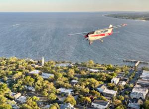 High Tide Aviation Plane Flying