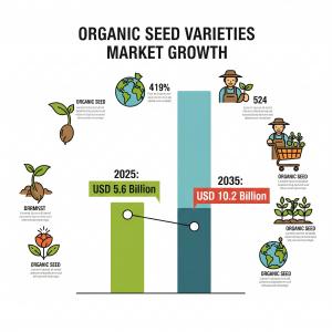 Organic Seed Varieties Market is projected to grow from an estimated value of 5 Organic Seed Varieties Market