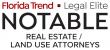 Florida Trend Announces Legal Elite NOTABLE – Real Estate / Land Use Attorneys