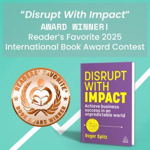 Disrupt With Impact Readers' Favorite 2025 Best Book Award